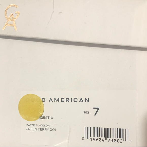 Good American Green Terry Heels - Picture 6 of 6